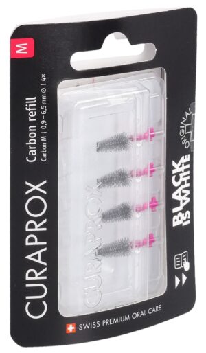 CURAPROX Black is white-CPS Carbon M reBlist 4 Stk