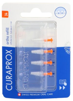 CURAPROX CPS 14 Ortho refill 4x orange       Blist