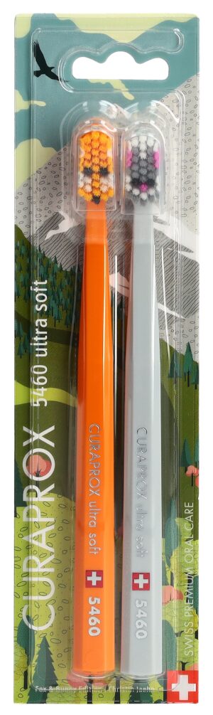 CURAPROX CS 5460 Fox and Bunny Edition Blist 2 Stk