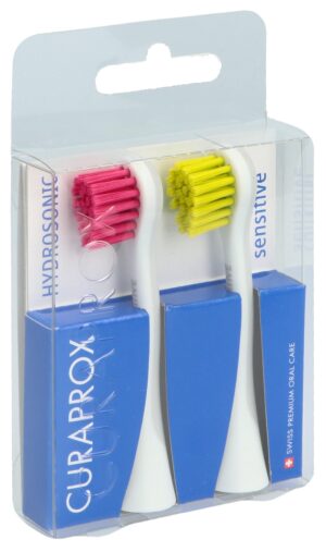 CURAPROX Hydrosonic Ersatzbü se rot-grBlist 1 Paar