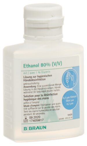 BRAUN Ethanol 80% Glycerin 1% Ovalfl        100 ml
