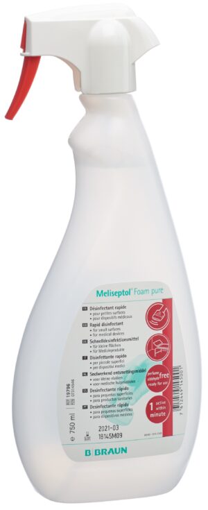 MELISEPTOL foam pure                    Spr 750 ml