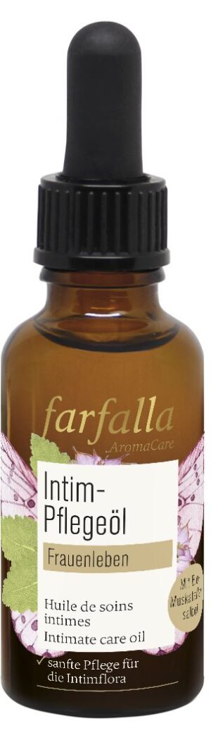 FARFALLA Intim Pflegeöl Frauen Muskateller   30 ml