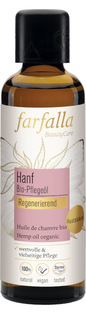 FARFALLA Bio-Pflegeöl Hanf regenerierend 75 ml