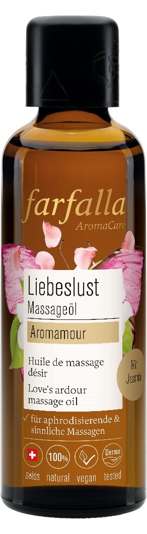 FARFALLA Massageöl Aromamour Liebeslust   Fl 75 ml