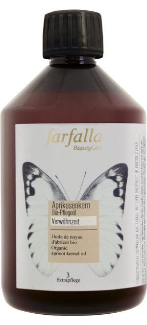 FARFALLA Bio-Pflegeoel Aprikose 500 ml