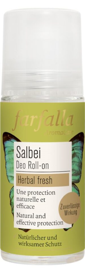FARFALLA Kräuter Deo Roll-on Salbei          50 ml
