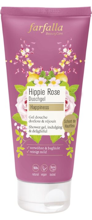 FARFALLA Duschgel Hippie rose            Tb 200 ml