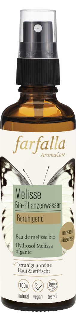 FARFALLA Bio-Pflanzenwasser Melisse      Spr 75 ml