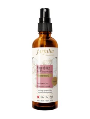 FARFALLA Bio-Pflanzenwasser Rosenblüte   Spr 75 ml
