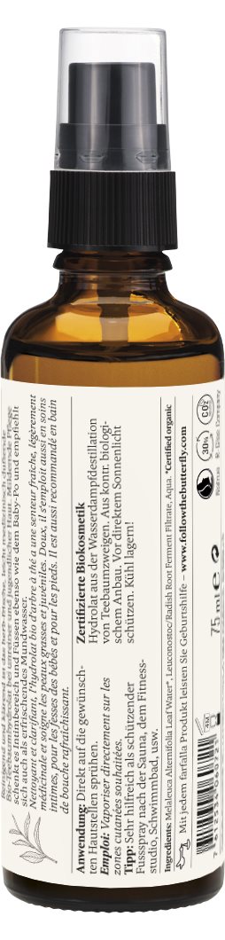 FARFALLA Bio-Pflanzenwasser Teebaum      Spr 75 ml