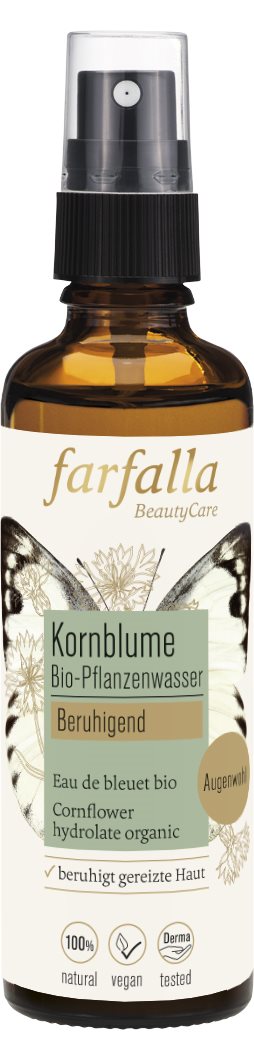 FARFALLA Bio-Pflanzenwasser Kornblume        75 ml
