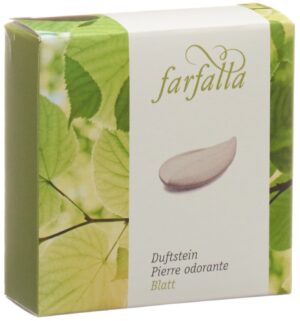 FARFALLA Duftstein Blatt Unterseite glasiert