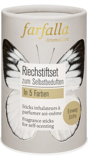 FARFALLA Riechstiftset in 5 Farben