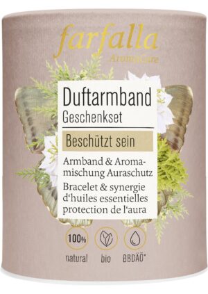 FARFALLA Geschenkset Duftarmband beschützt sein