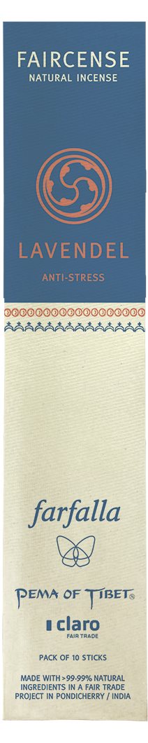 FAIRCENSE Räucherstäbchen Lavendel/Anti-Str 10 Stk