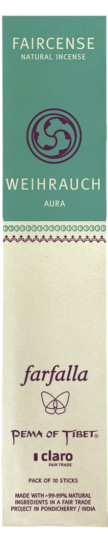 FAIRCENSE Räucherstäbchen Weihrauch/Aura    10 Stk