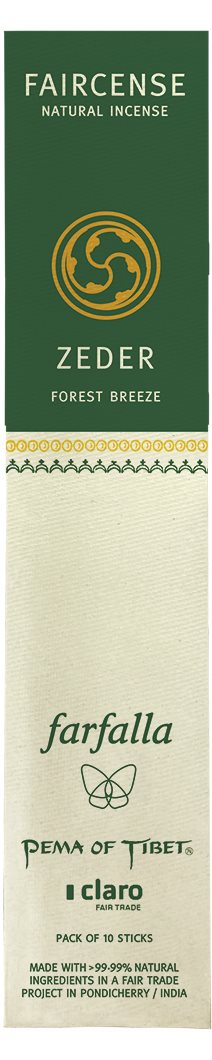 FAIRCENSE Räucherstäbchen Zeder/For Breeze  10 Stk