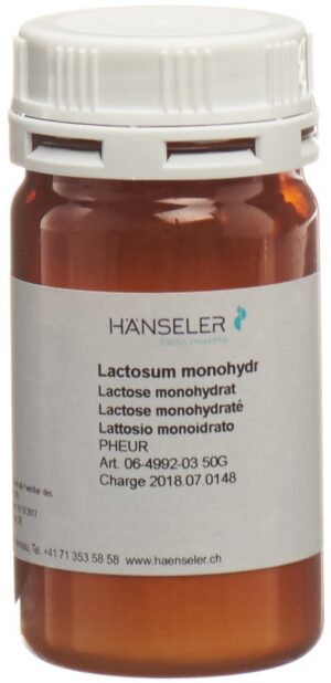 HANS Lactosum monohydr Plv PhEur              50 g