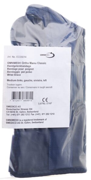 OMNIMED Ortho Manu Clas Handgelenkba 16.5-19cm lin