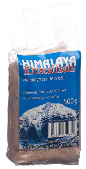 MADAL BAL Himalaya Kristallsalz fein gemaBtl 500 g