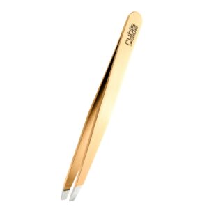 RUBIS Pinzette schraeg gold