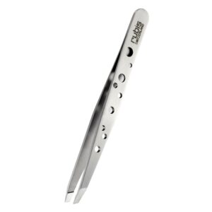 RUBIS Pinzette Perforiert schraeg Inox