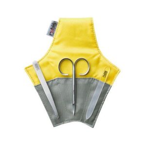 RUBIS Manikuereset Minuit 3-teilig grau-gelb