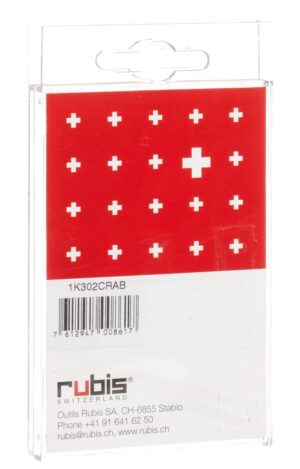 RUBIS Pinzette gebogen Inox