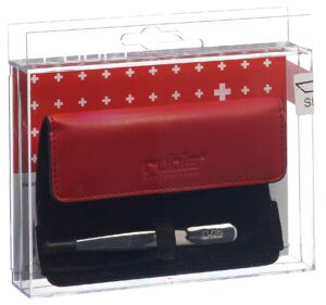 RUBIS Pinzette shiny silber mit Etui