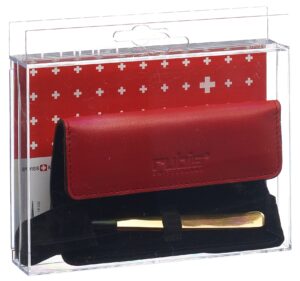 RUBIS Pinzette shiny gold mit Etui