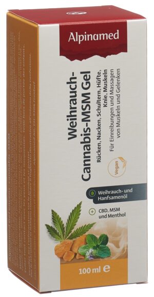 ALPINAMED Weihrauch Cannabis MSM Gel   Disp 100 ml