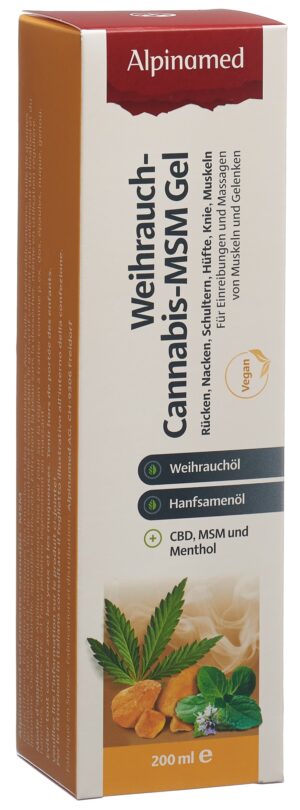 ALPINAMED Weihrauch Cannabis MSM Gel   Disp 200 ml