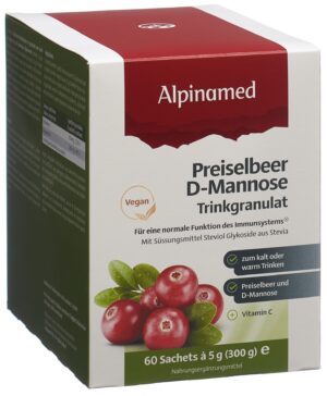 ALPINAMED Preiselbeer D-Mannose Gran    60 Btl 5 g