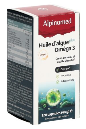 ALPINAMED Algenöl plus Omega 3 Kaps     Ds 120 Stk