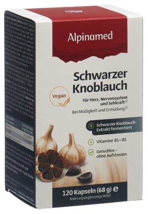 ALPINAMED Schwarzer Knoblauch WeichkaBlist 120 Stk