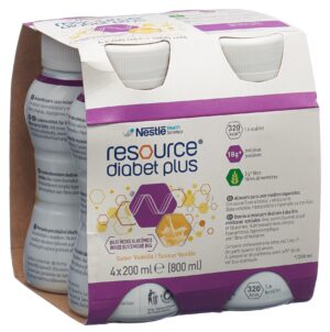 RESOURCE Diabet Plus Vanille           4 Fl 200 ml