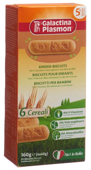 GALACTINA Plasmon 6 Cereali Kinder-Bisc     4 40 g