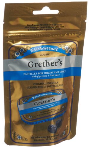 GRETHERS Blackcurrant Past               Btl 110 g
