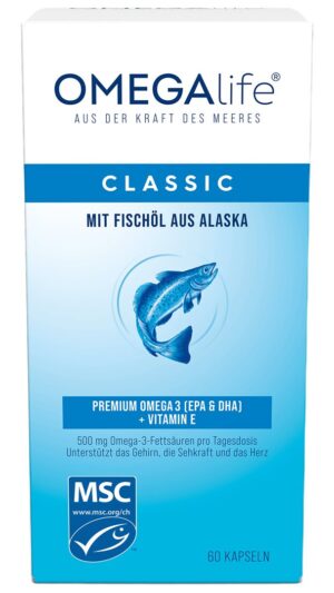OMEGA-LIFE Classic Kaps 500 mg           Ds 60 Stk