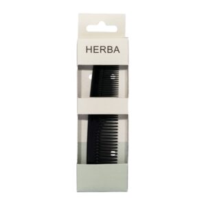 HERBA Taschenkamm H'gummi handgesägt