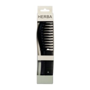 HERBA Frisier- Entwirrkamm 19cm Hartgummi schwarz