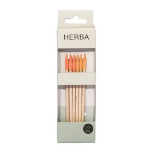 HERBA Manikür-Stäbchen Feilspitze rosa pea   6 Stk