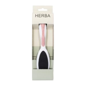 HERBA Doppelfussfeile grob fein Softtouch rosa