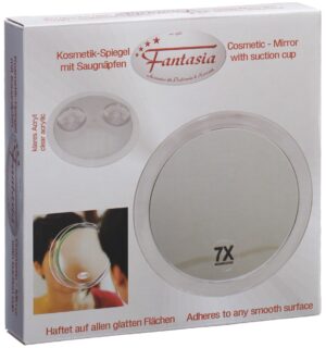 HERBA Spiegel Vergrösserung 7fach 15cm 2 Saugnäpfe
