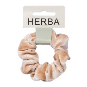 HERBA Scunci 9cm Samt beige