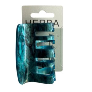 HERBA Klammer 8cm eckig Acetat dunkelgr mar
