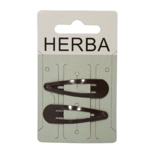 HERBA Clips 5cm havanna 2 Stk