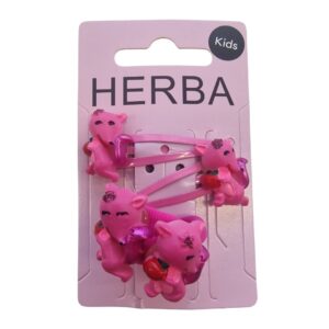 HERBA Kids Clips+Haarbinder 4 Stk