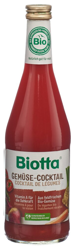BIOTTA Gemüsecocktail Bio                  Fl 5 dl